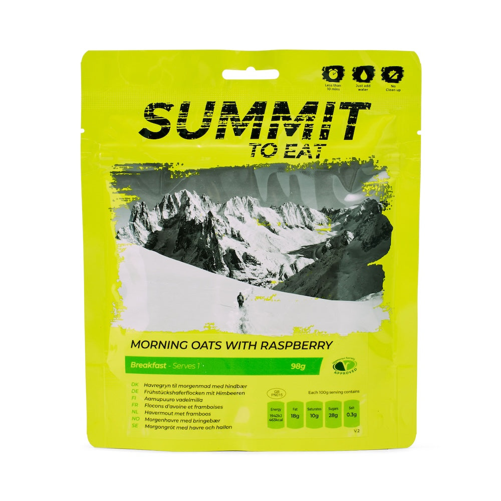 Summit to Eat Morning Oats Raspberry porridge liofilizzato monoporzione