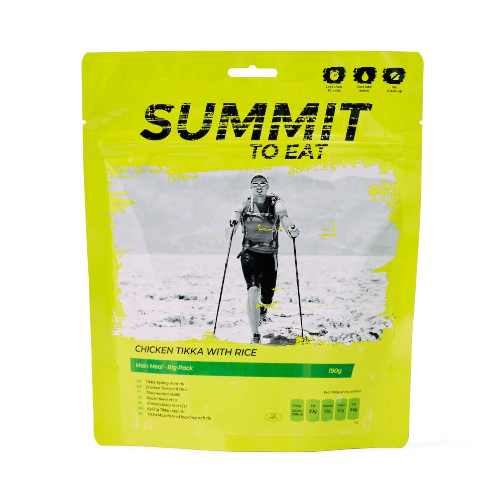 Summit to Eat Chicken Tikka with Rice pasto liofilizzato Big Pack curry