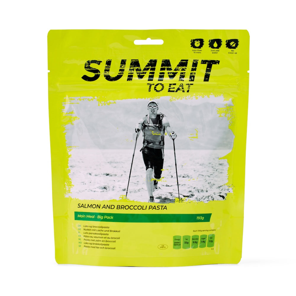Summit to Eat Pasta Salmone Broccoli pasto liofilizzato grande cremoso