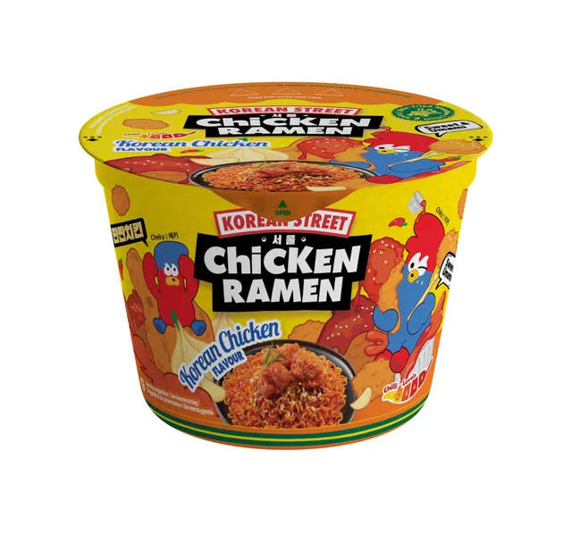 Korean Street Sweet Chili Chicken Ramen Istantaneo Cup 112 g dolce