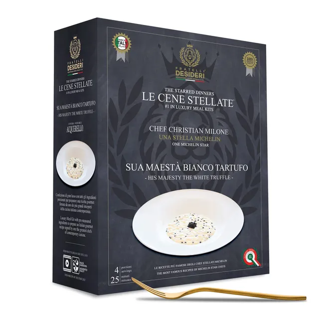 Fratelli Desideri Le Cene Stellate risotto tartufo bianco 4 persone