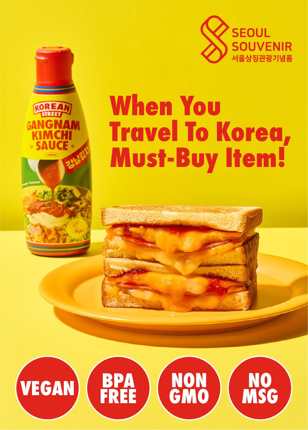 Korean Street Gangnam salsa kimchi 320g piccante dolce