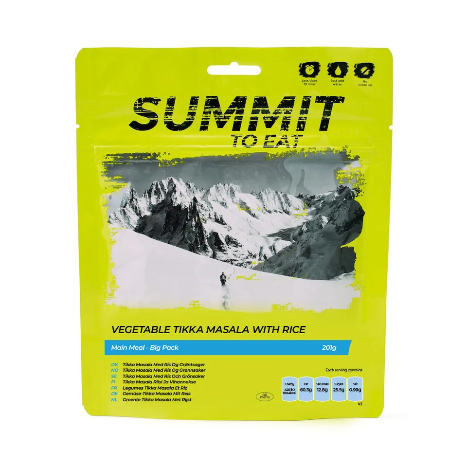 Summit to Eat Vegetable Tikka Masala Riso liofilizzato Big Pack vegetariano