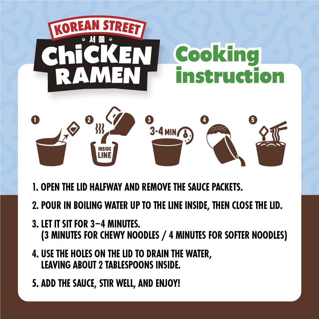 Korean Street K-BBQ Jjajang Ramen Istantaneo Cup 104 g non piccante