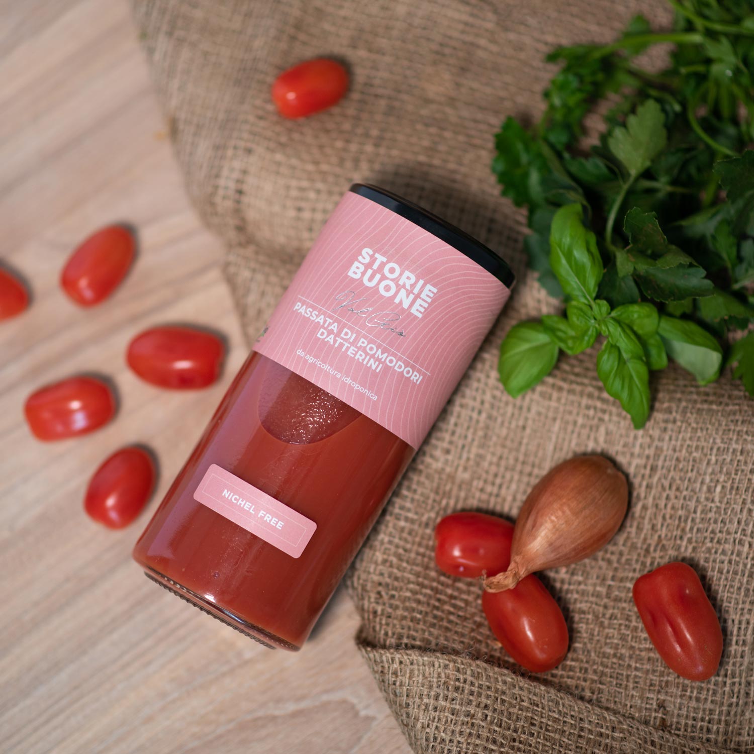 ValGiò Nichel Free passata datterini bottiglia sugo dolce