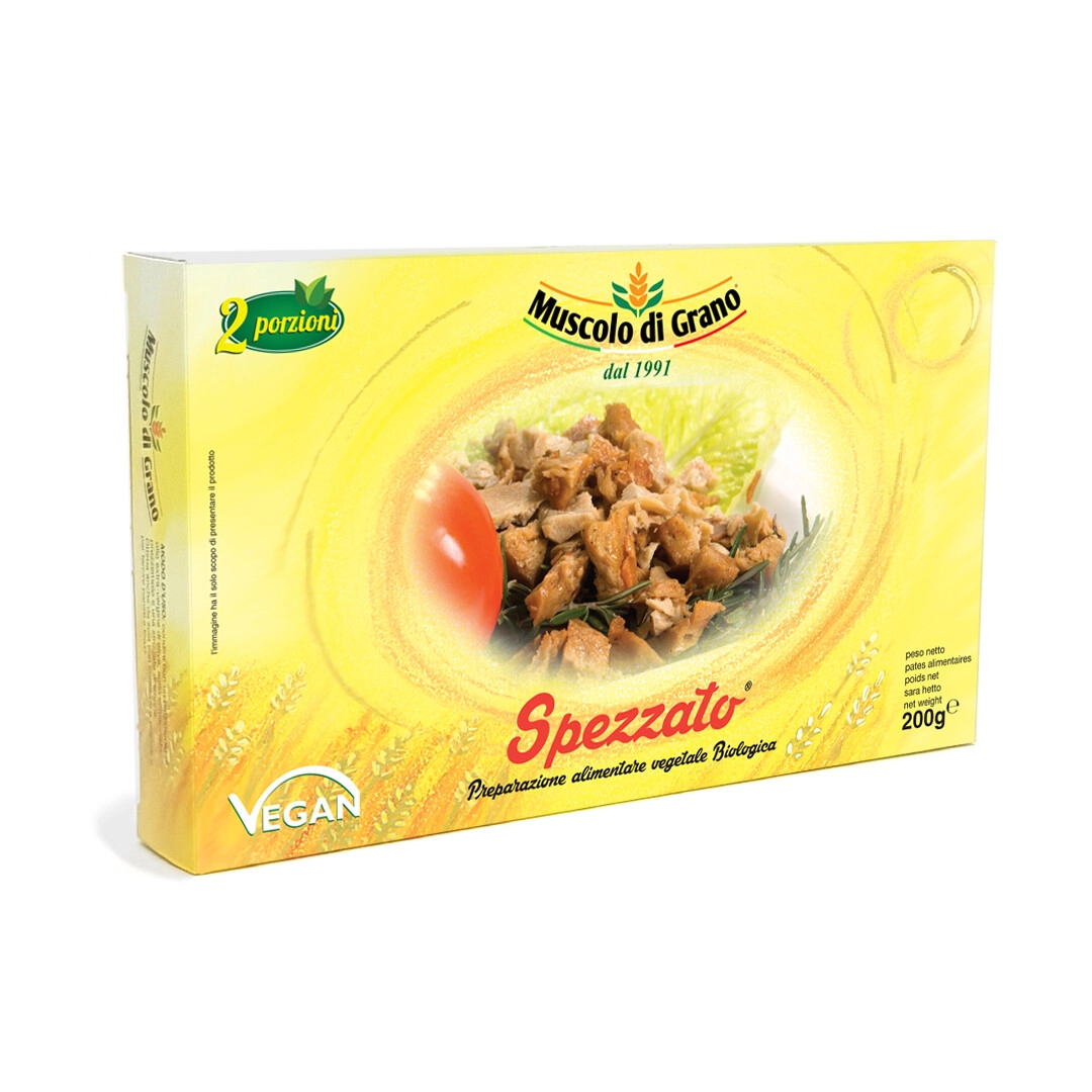 Muscolo di Grano Spezzato spezzatino vegetale 200g proteico