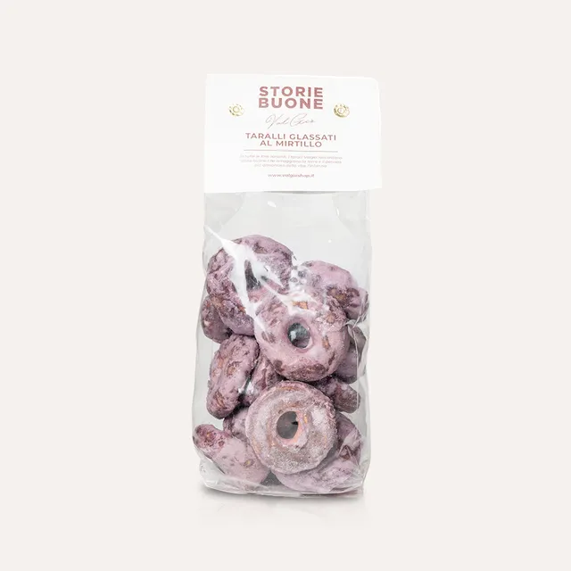 ValGiò Taralli Glassati al Mirtillo snack dolci