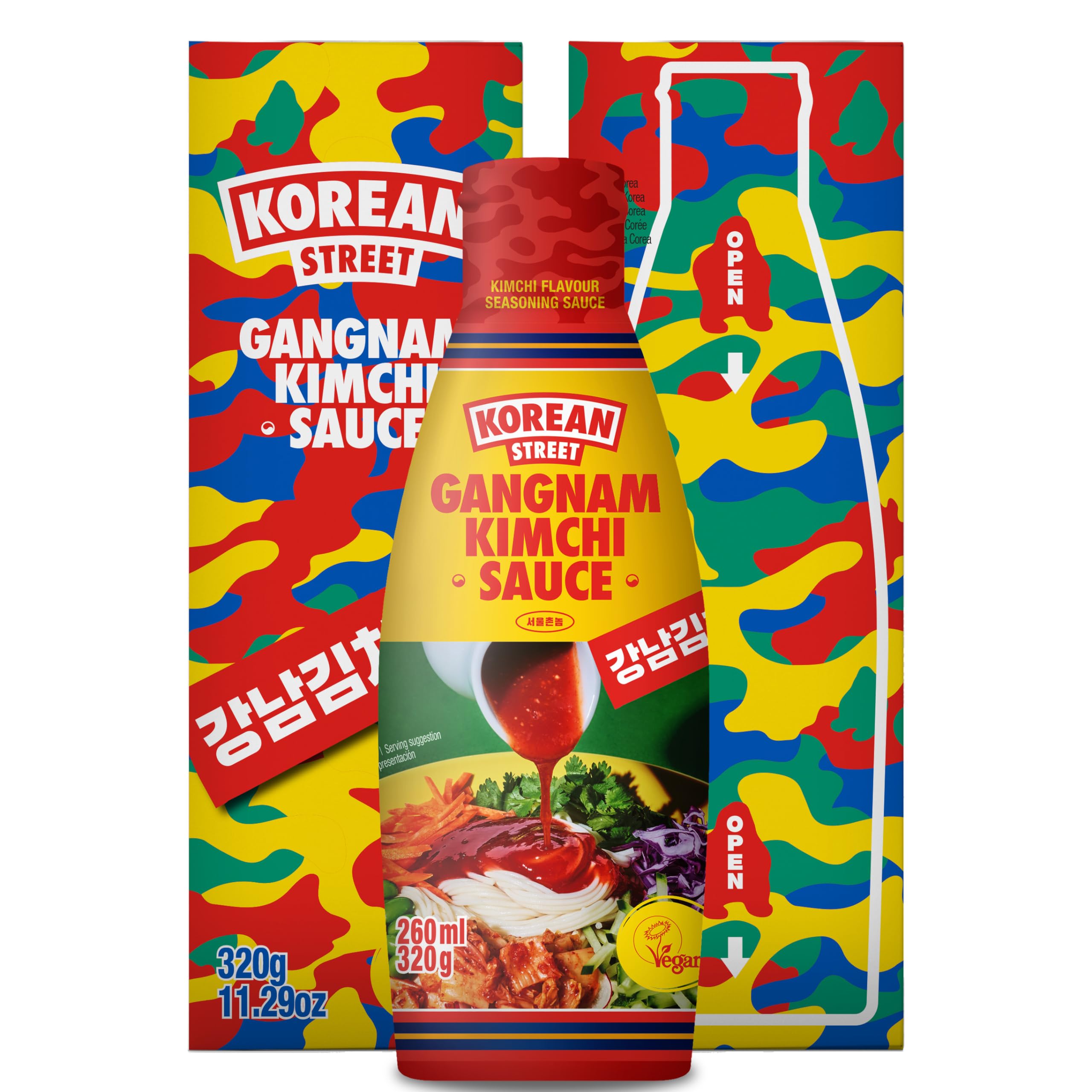 Korean Street Gangnam salsa kimchi 320g piccante dolce