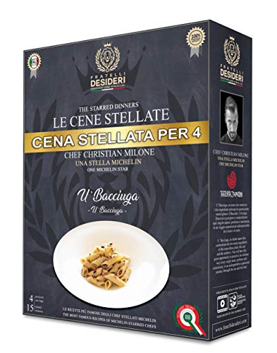 Fratelli Desideri Le Cene Stellate Penne U Bacciuga kit 4 porzioni