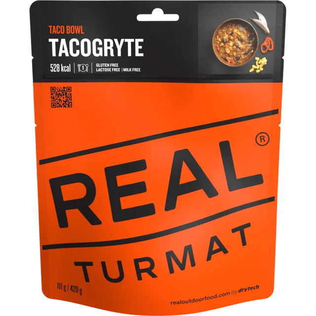 Real Turmat Taco Bowl piatto liofilizzato manzo e fagioli