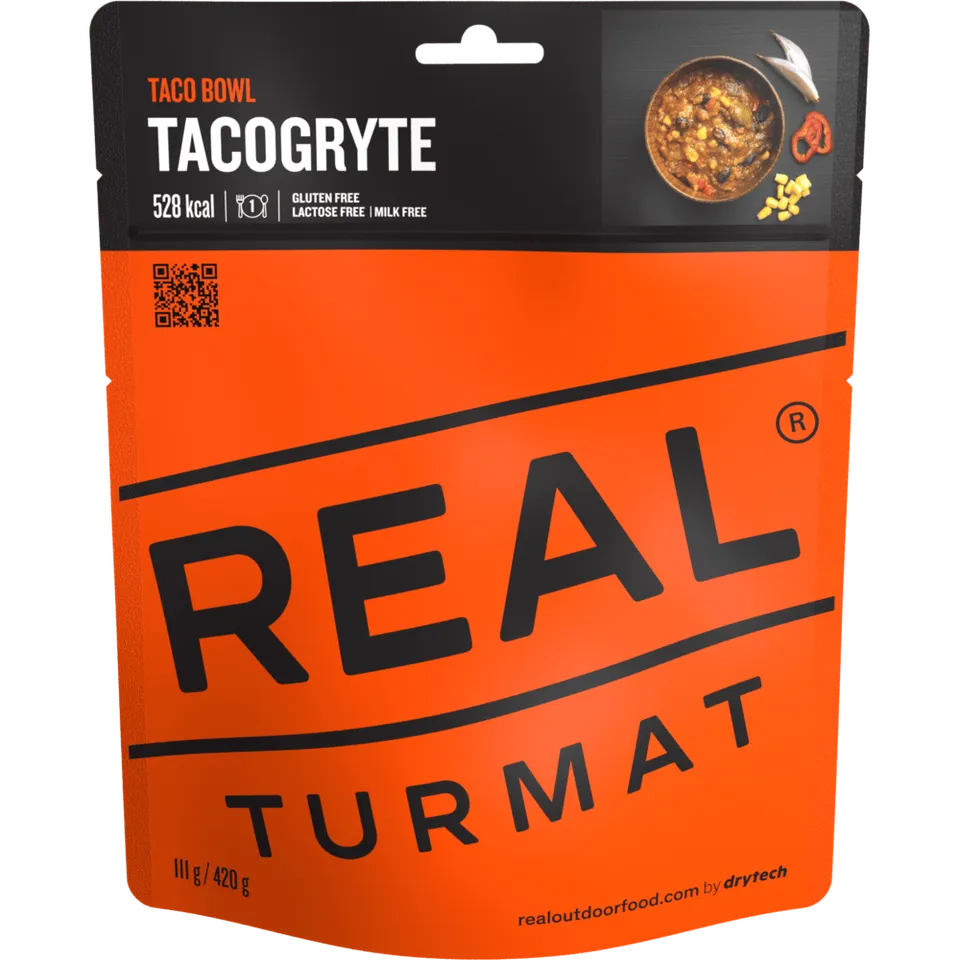 Real Turmat Taco Bowl piatto liofilizzato manzo e fagioli