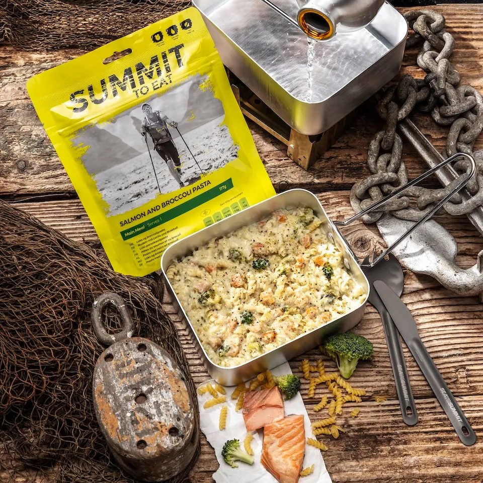 Summit to Eat Pasta Salmone Broccoli pasto liofilizzato singolo cremoso