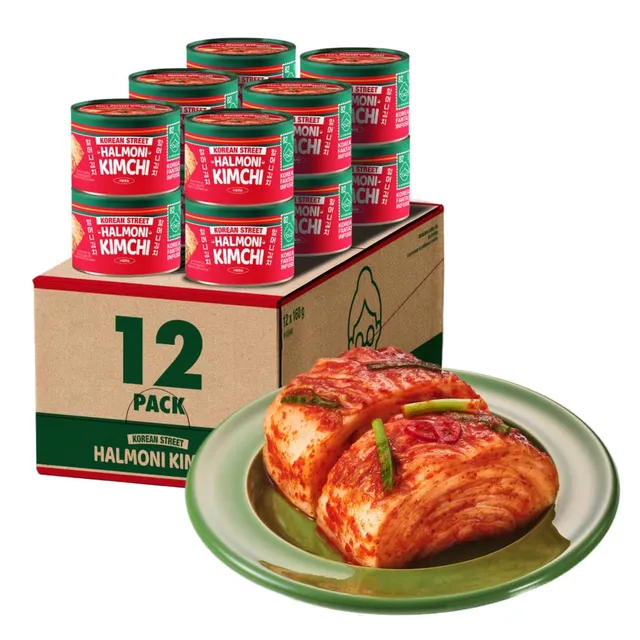 Korean Street Halmoni kimchi in scatola 12x160g piccante