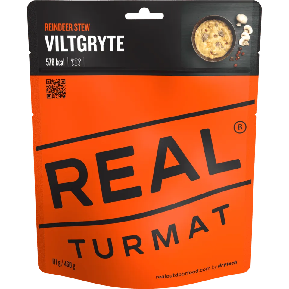 Real Turmat Stufato di Renna Viltgryte con Patate Liofilizzato