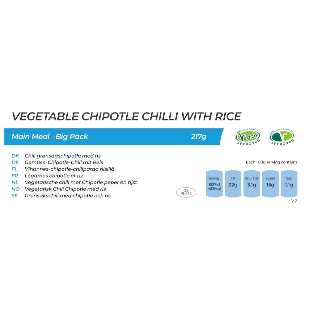 Summit to Eat Chipotle Chilli Riso liofilizzato Big Pack vegano