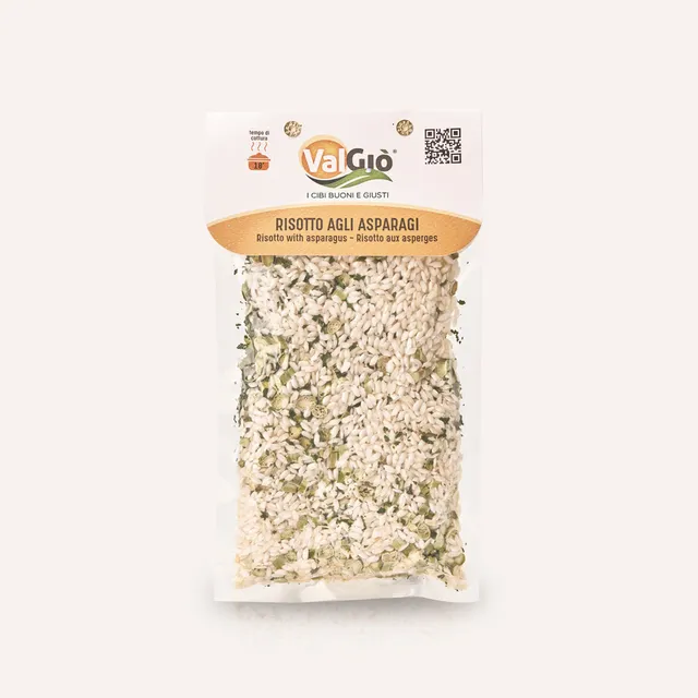ValGiò Risotto agli asparagi pronto in pochi minuti
