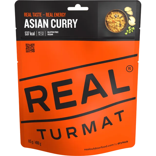 Real Turmat Asian Curry pasto riso vegano