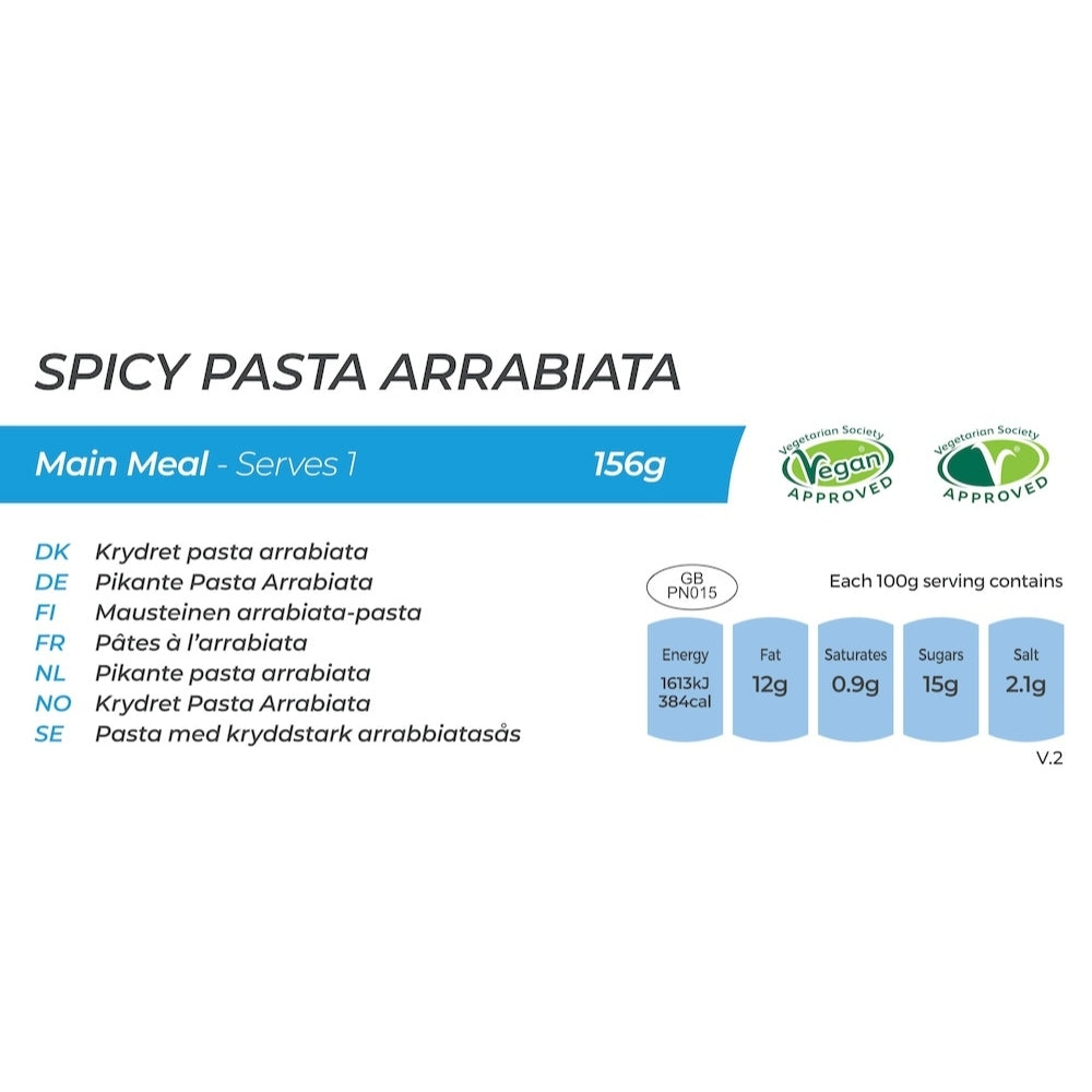 Summit to Eat Pasta Arrabbiata pasto liofilizzato vegano