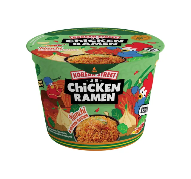 Korean Street Kimchi Ramen Istantaneo Cup 107 g piccante