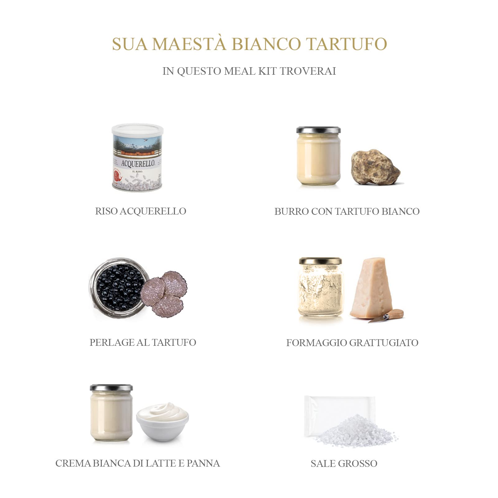 Fratelli Desideri Le Cene Stellate risotto tartufo bianco 4 persone