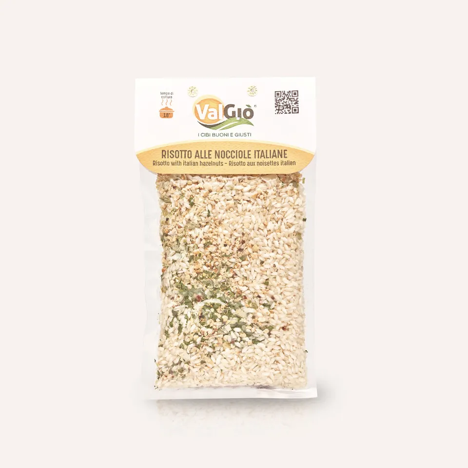 ValGiò Risotto alle Nocciole Italiane pronto cremoso