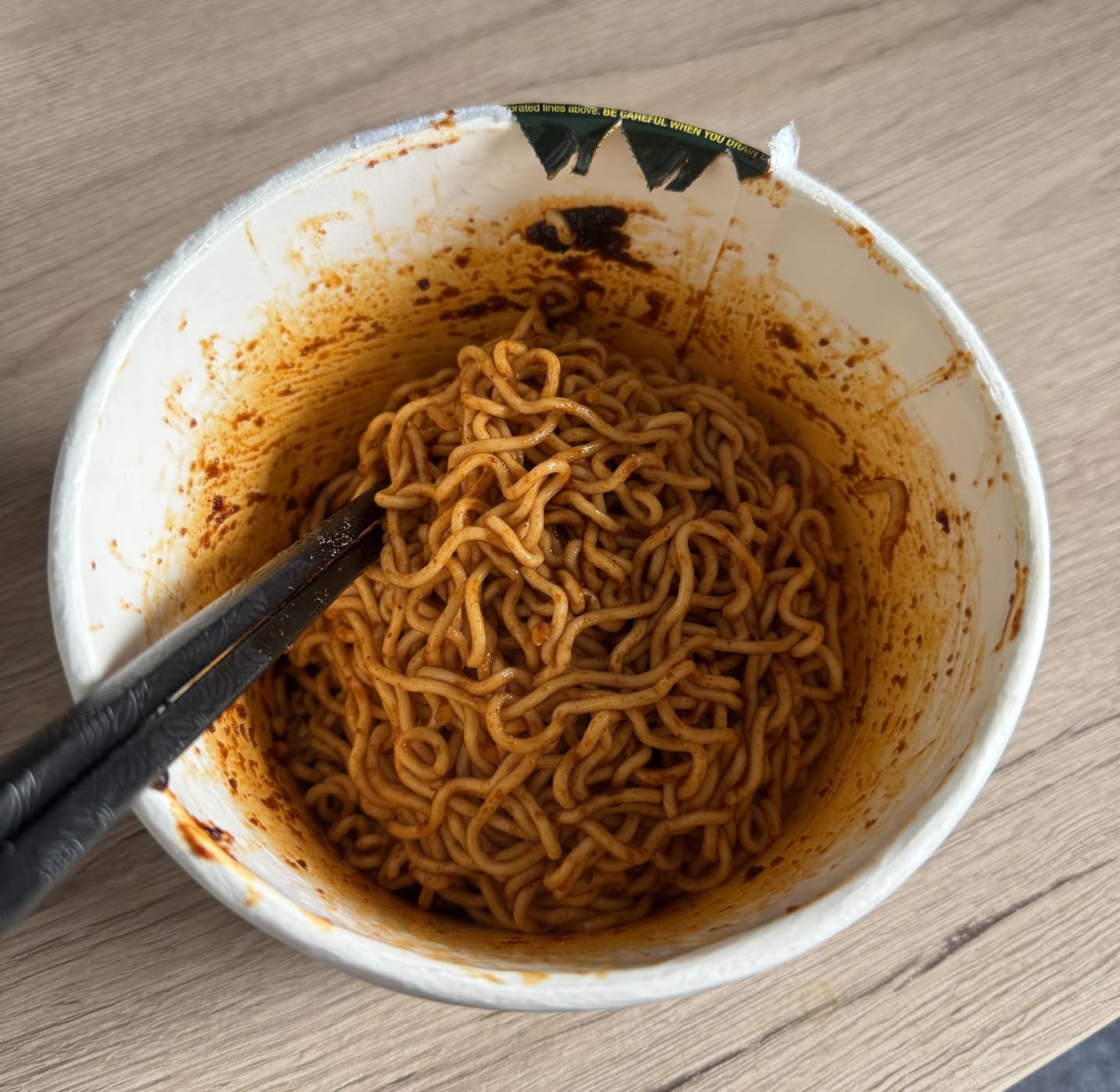 Korean Street Kimchi Ramen Istantaneo Cup 107 g piccante