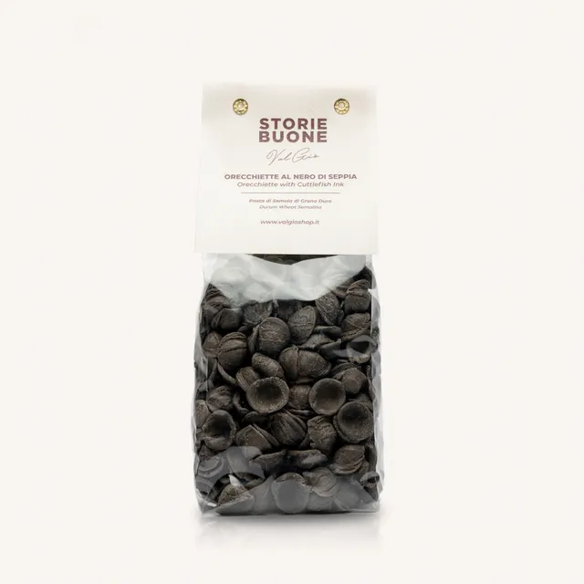 ValGiò Orecchiette al Nero di Seppia pasta con glutine