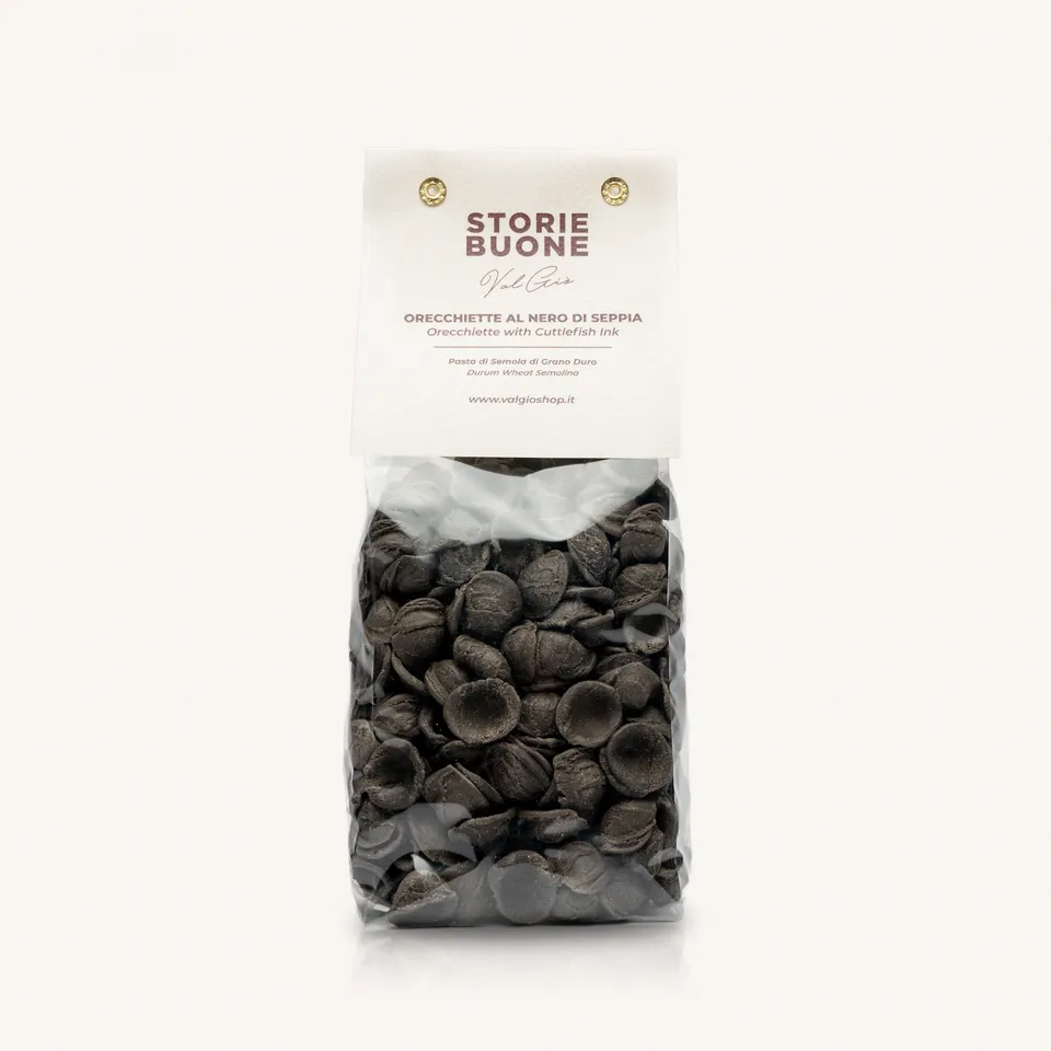 ValGiò Orecchiette al Nero di Seppia pasta con glutine