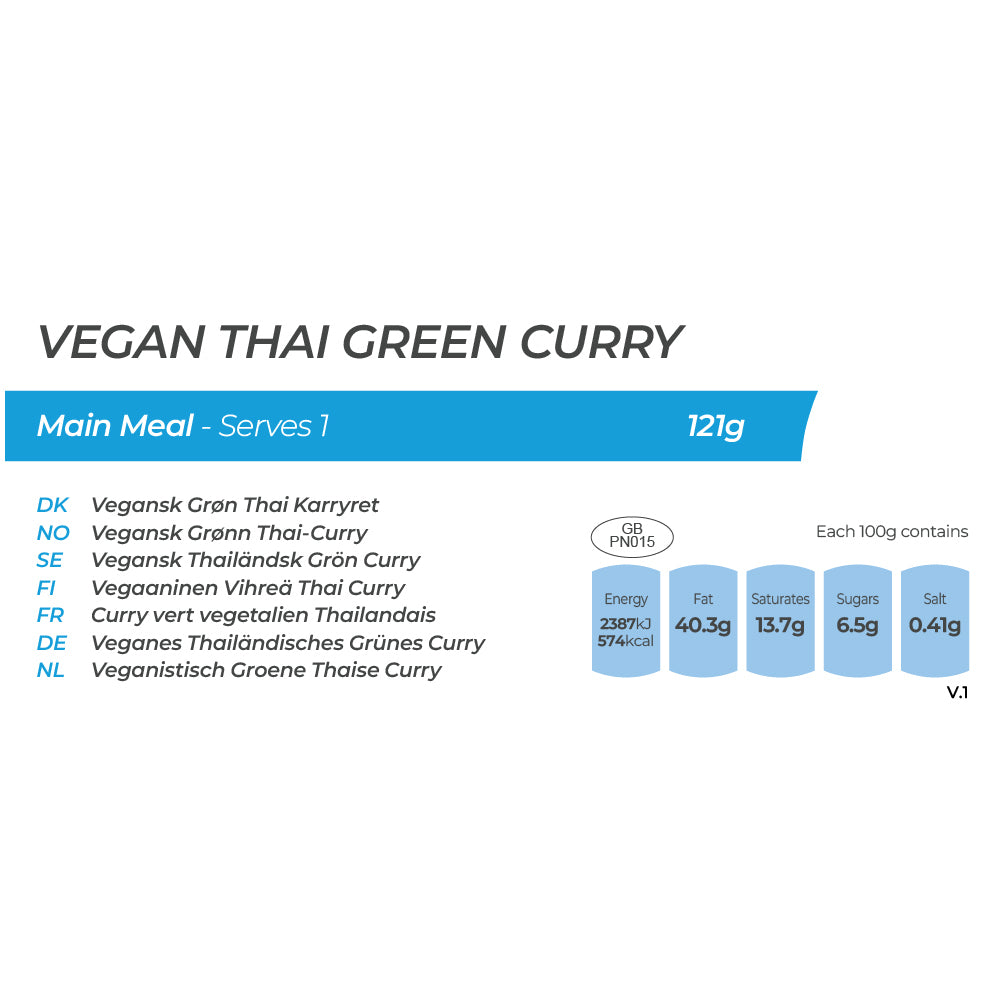 Summit to Eat Thai Green Curry pasto liofilizzato singolo vegano