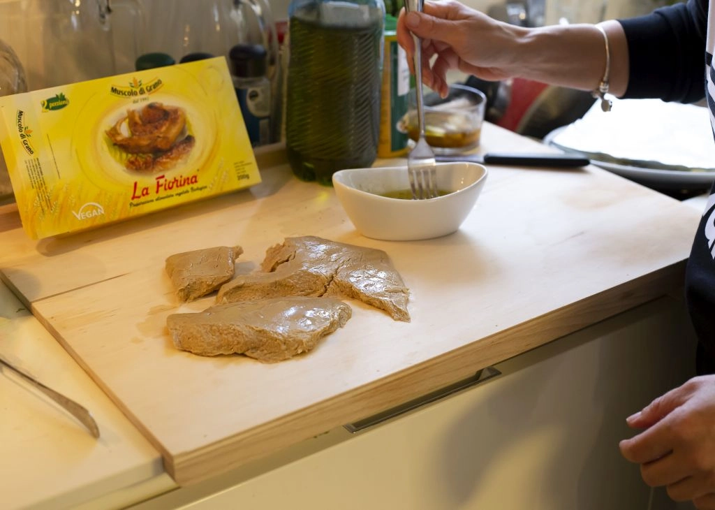 Muscolo di Grano La Fiorina bistecca vegetale 200g con verdure