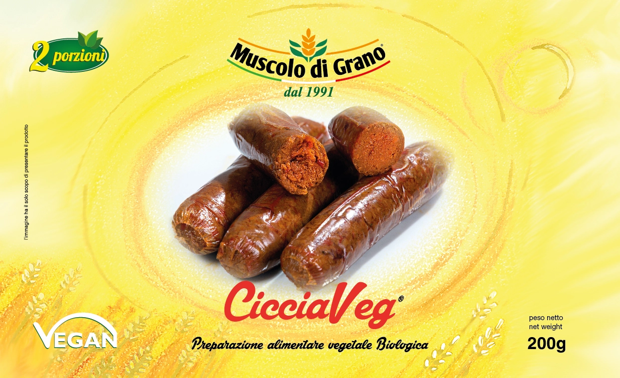 Muscolo di Grano Ciccia Veg salume vegetale 200g proteico
