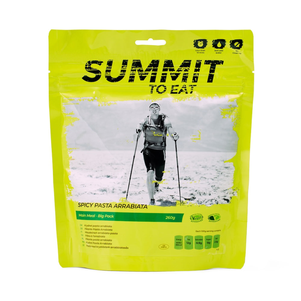 Summit to Eat Spicy Pasta Arrabbiata pasto liofilizzato Big Pack vegano