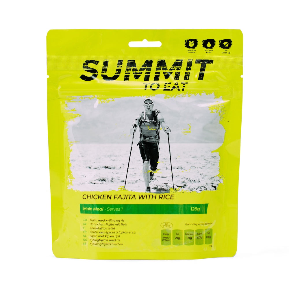 Summit to Eat Chicken Fajita Rice pasto liofilizzato senza glutine