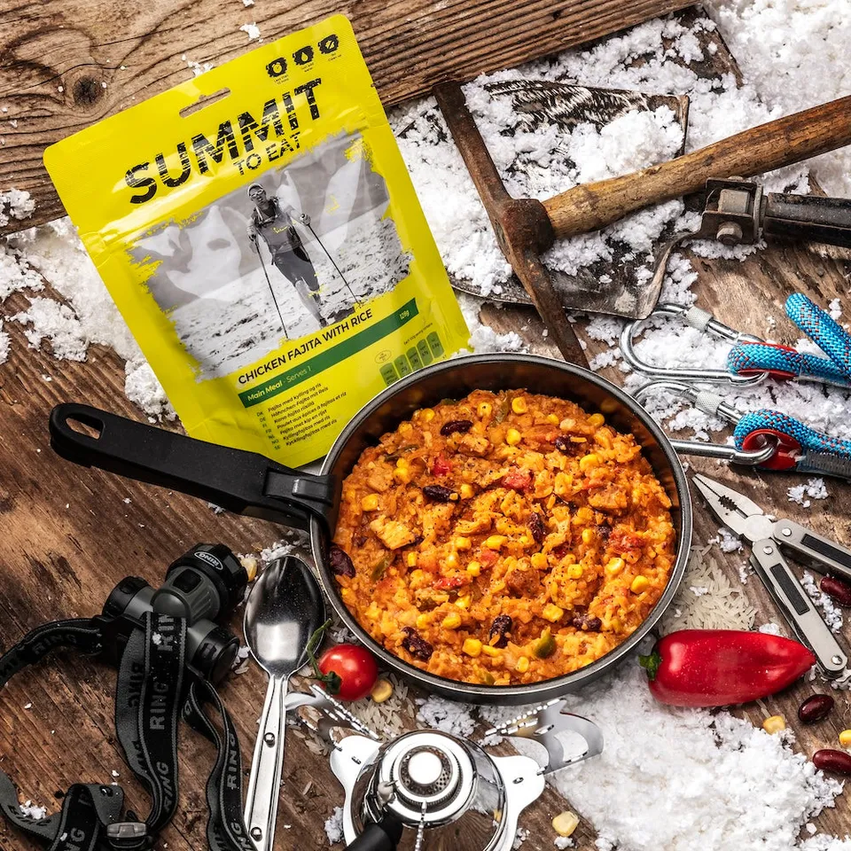Summit to Eat Chicken Fajita Rice pasto liofilizzato senza glutine