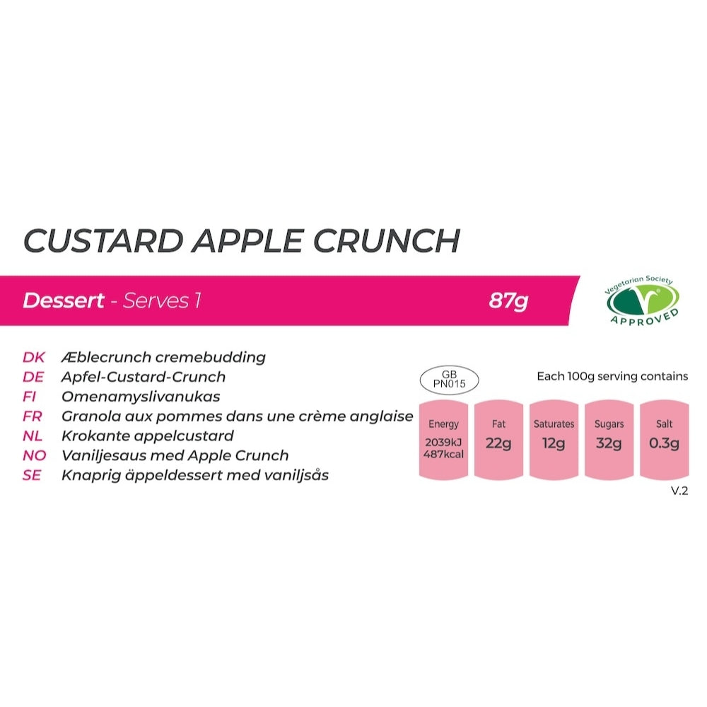 Summit to Eat Custard Apple Crunch dessert liofilizzato 1 porzione vegetariano