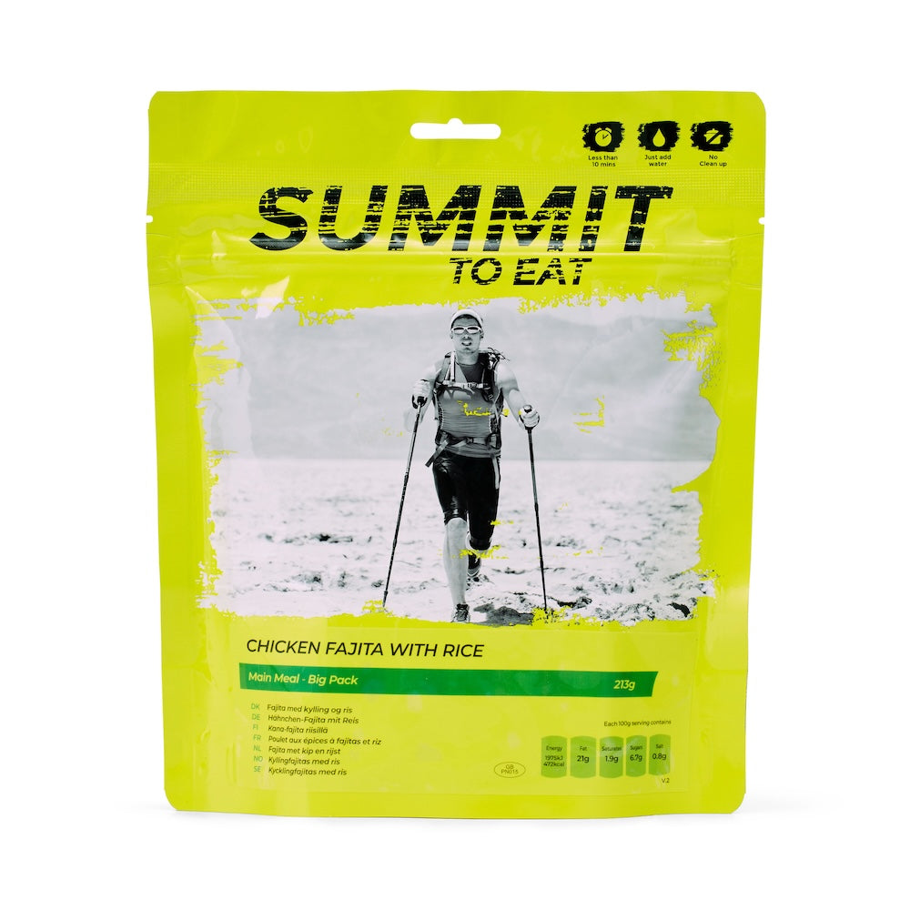 Summit to Eat Chicken Fajita with Rice pasto liofilizzato Big Pack pollo